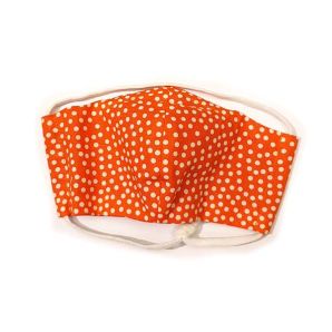 Kinder Mund-Nasen-Maske - Eleonore - Orangerot