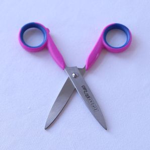 Kinderschere Pink-Blau