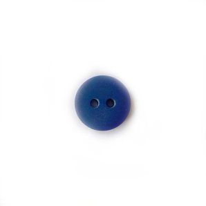 Knopf 2-Loch Basic 15mm - Royalblau