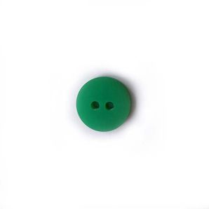 Knopf 2-Loch Basic 15mm - Grün
