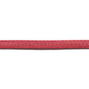 Köperband 10mm - Rot/Weiss