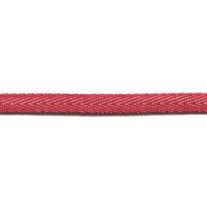 Köperband 10mm - Rot/Weiss