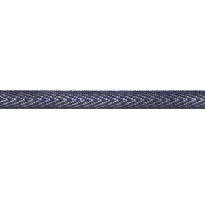Köperband 10mm - Blau/Weiss