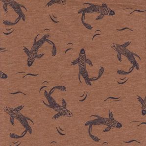 Reststück Jersey Koi - Camel melange