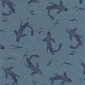 Jersey Koi - Smoke blue melange