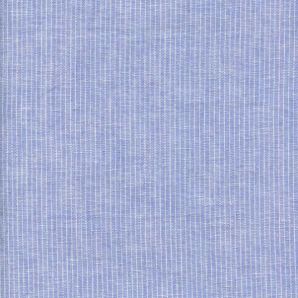 Leinen Baumwolle Streifen - Hellblau