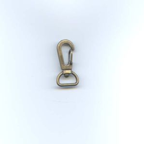 Karabiner klein 1,3cm - Bronze matt