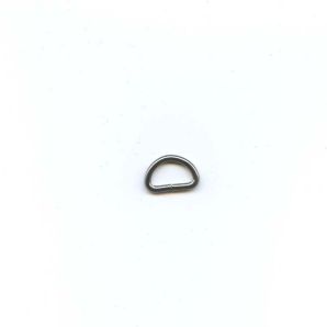 D-Ring mini 1,3cm - Anthrazit glänzend