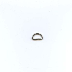 D-Ring mini 1,3cm - Silber matt
