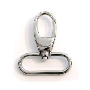 Karabiner oval 3,8cm - Silber glänzend