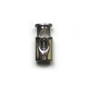 Metall Stopper flach 0,6cm - Silber