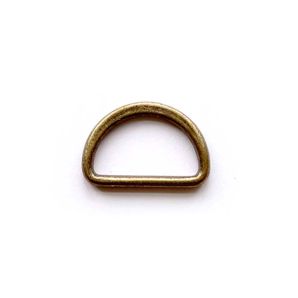 D-Ring flach 1,8cm - Bronze matt