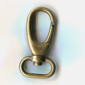 Karabiner 2cm - Bronze matt