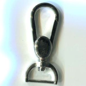 Karabiner groß 2cm - Silber glänzend