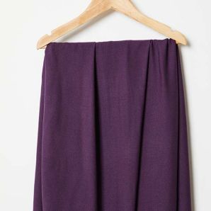 Reststück Viskose Crepe Solid - MIND THE MAKER - Plum