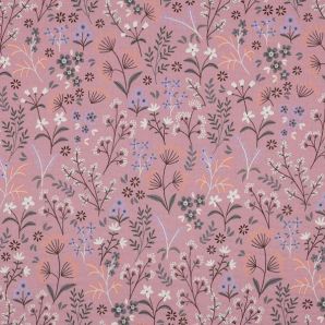 Double Musselin Blumenwiese - Altrosa