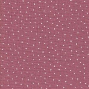 Musselin Dots - Rosa