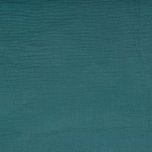 Musselin Glitzer - Aqua/Glitzer