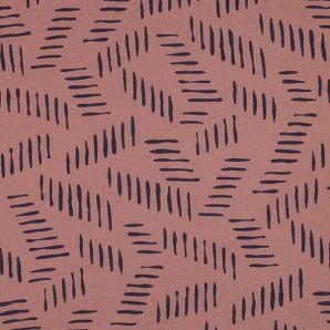 Double Musselin Ibiza - Old Blush / Navy