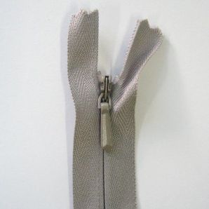 Reißverschluss nahtverdeckt 20cm - Grau