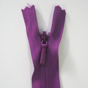 Reißverschluss nahtverdeckt 62cm - Violett