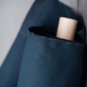 Dry Organic Cotton Oilskin - Midnight