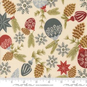 Old World Yuletide Stars - Eggshell