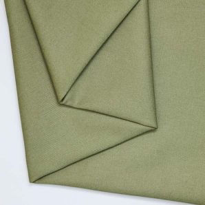 Organic Cotton Twill - Olive Green