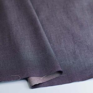 Pollux Cotton Chambray Dots 4.8 oz - Darkblue