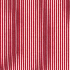 Popeline Stripe - Rot
