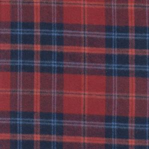 Primo Plaid Yarn Dyed Flannel - Red/Blue