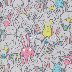 Rabbit Morning - Grau