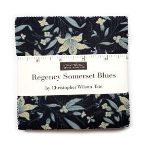 Charm Pack "Regency Somerset Blues" von Moda