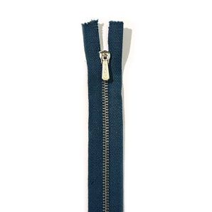 Prym Metallreißverschluss 14cm - Petrol/Altsilber 