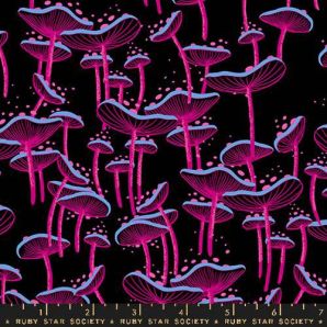 Ruby Star Society Glow Garden Mushrooms - Black