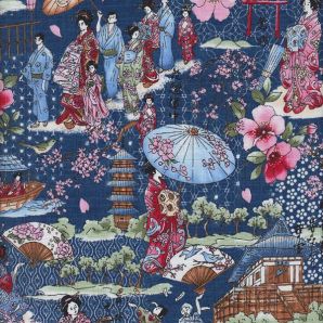 Sakura Day - Blau/Rosa