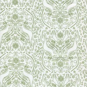 Merrymaking Scandi Damask - Evergreen