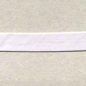 Schrägband Polyestermix 20mm - Weiß