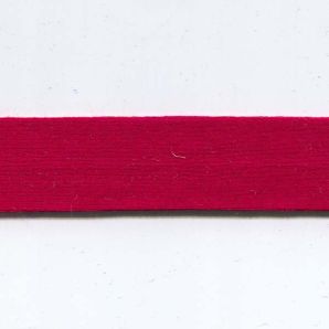 Schrägband Viskosejersey 20mm - Rot