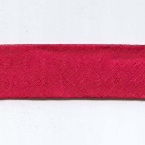 Schrägband 30mm uni - 465 - Rot