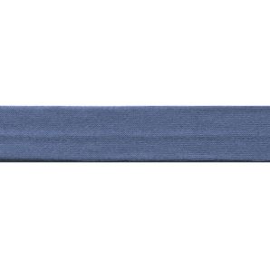 Schrägband Viskosejersey 20mm - Jeansblau