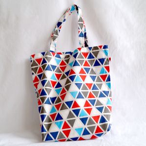 Shopper groß - Grid maritim