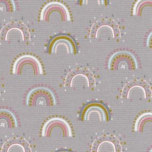 Soft Cotton Rainbow - Grau