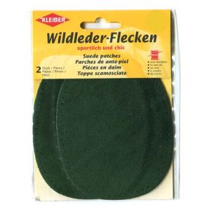 Flicken Wildleder - Grün