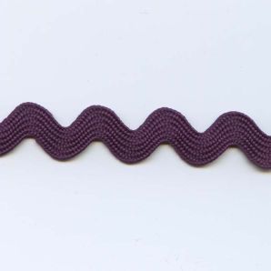 Zackenlitze 16mm - Aubergine