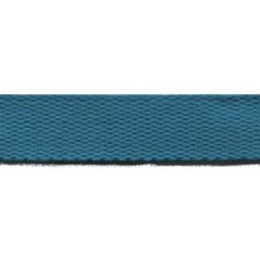 Baumwoll Gurtband uni 24mm - petrol