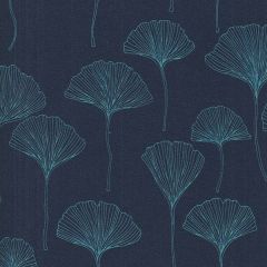 Jersey Ginkgo - Dunkelblau