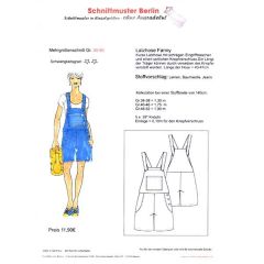 Schnittmuster Berlin - Latzhose Fanny