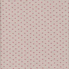 Leinen Baumwolle Tuvi Herzchen - natur/rosa