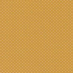 Reststück Popeline Minipünktchen - Ochre